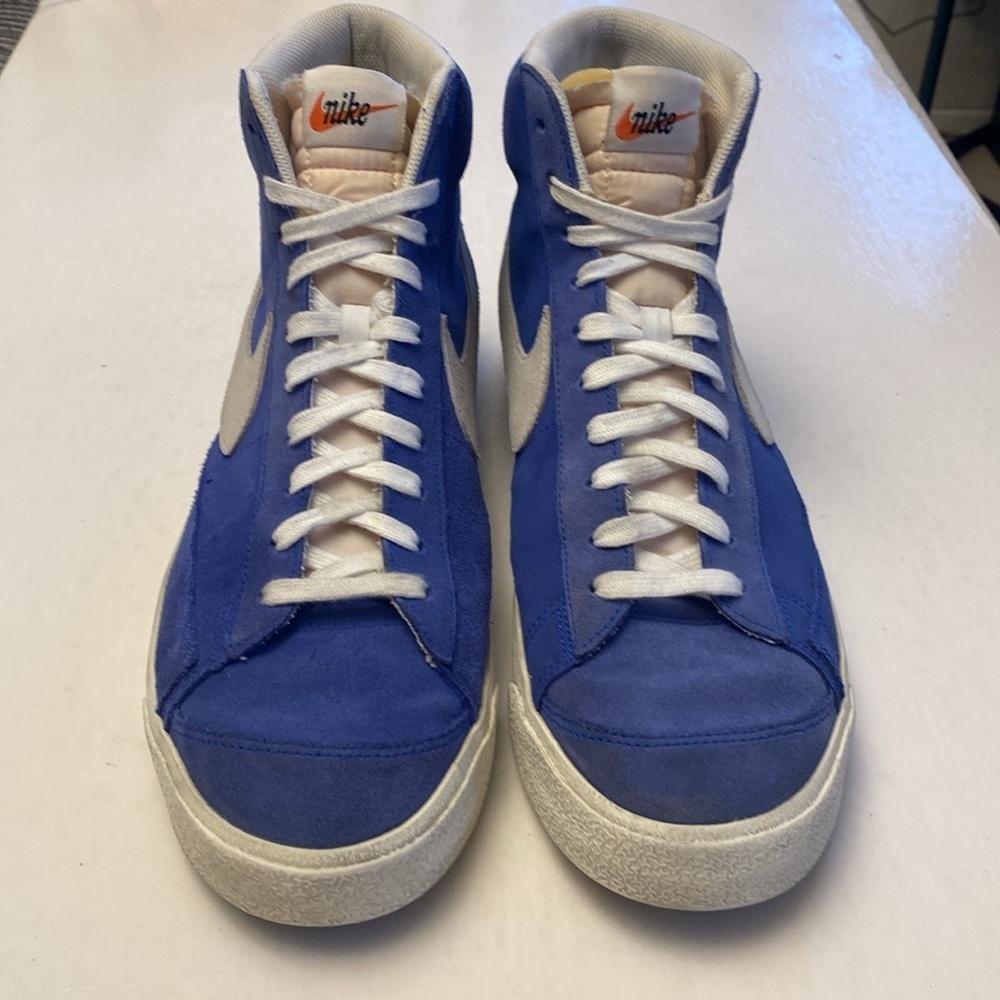 NIKE Blazer Mid’77 Racer Blue Suede Leather Sneakers CZ1088-400 Men’s Size 13